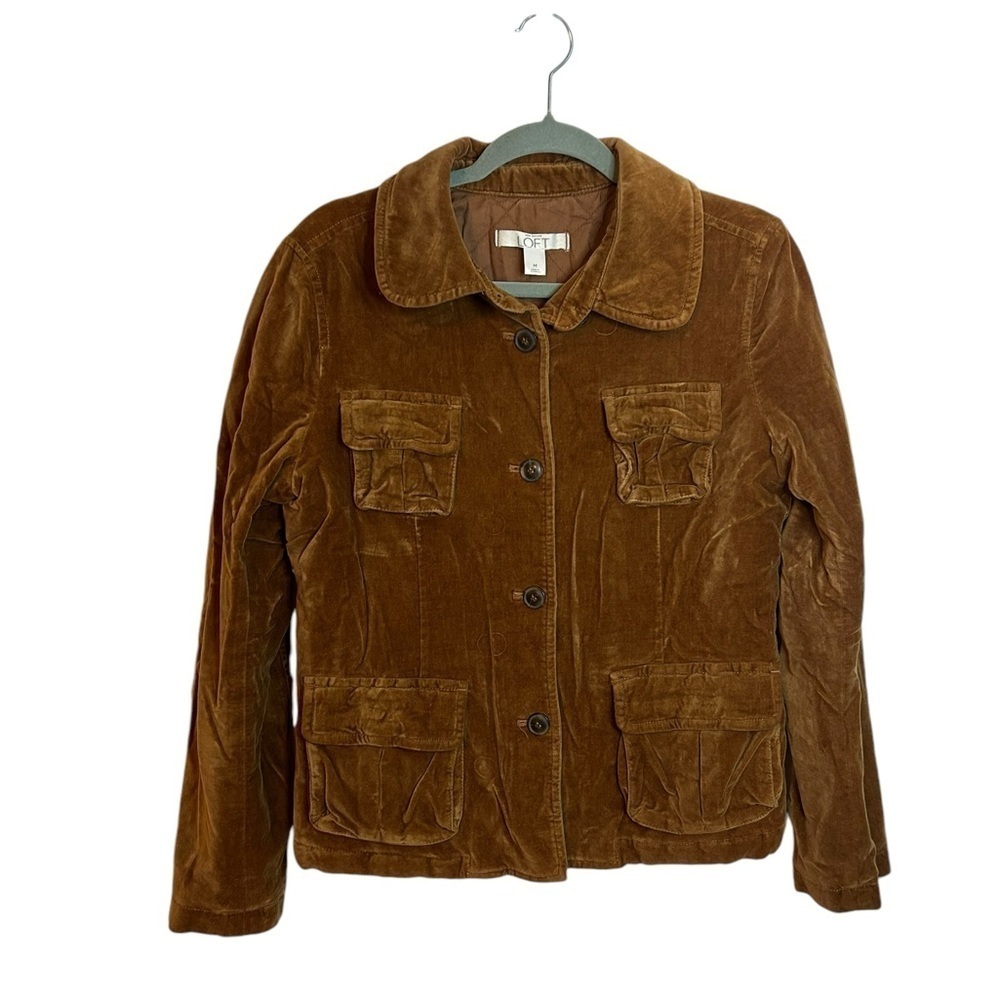 Loft Velour Rust Peacoat
